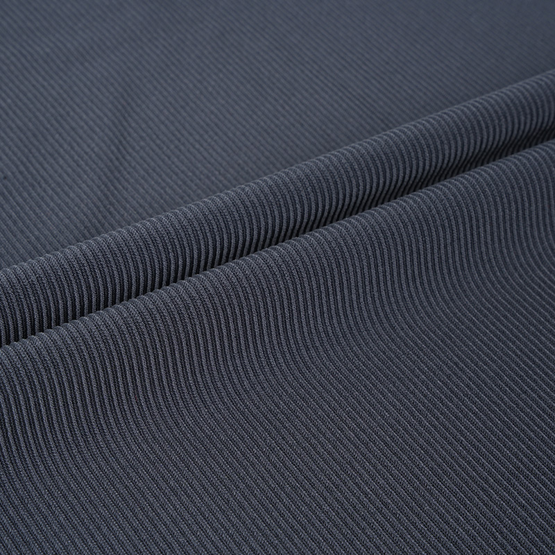 35ns008 88% nylon 12% spandex 200gsm csík bordázott jóga fitnesz anyag