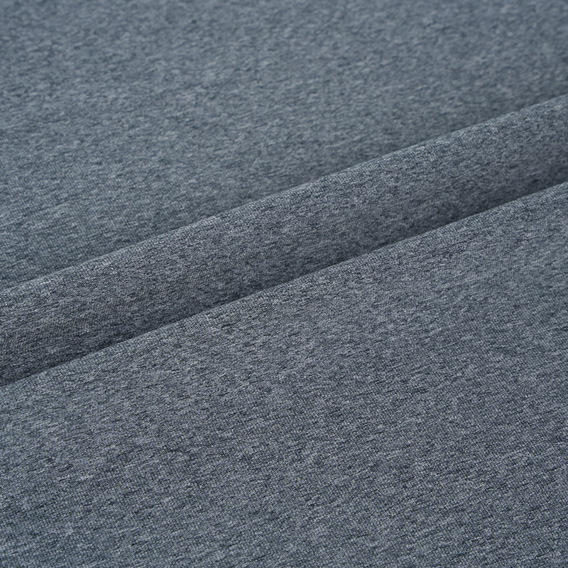 11SP105 108# 90% Poliészter 10% Spandex 155gsm Melange Soft Anto-Bacterial Jersey fehérnemű szövet